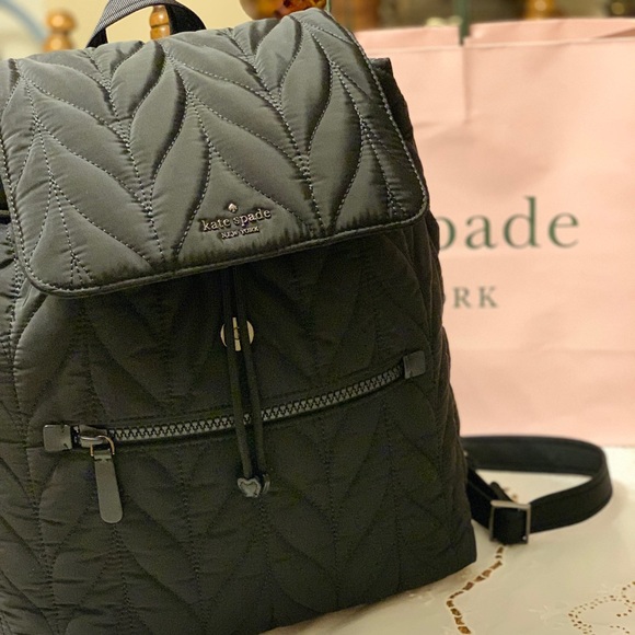 kate spade large flap backpack